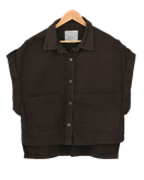 وست جین قهوه ای