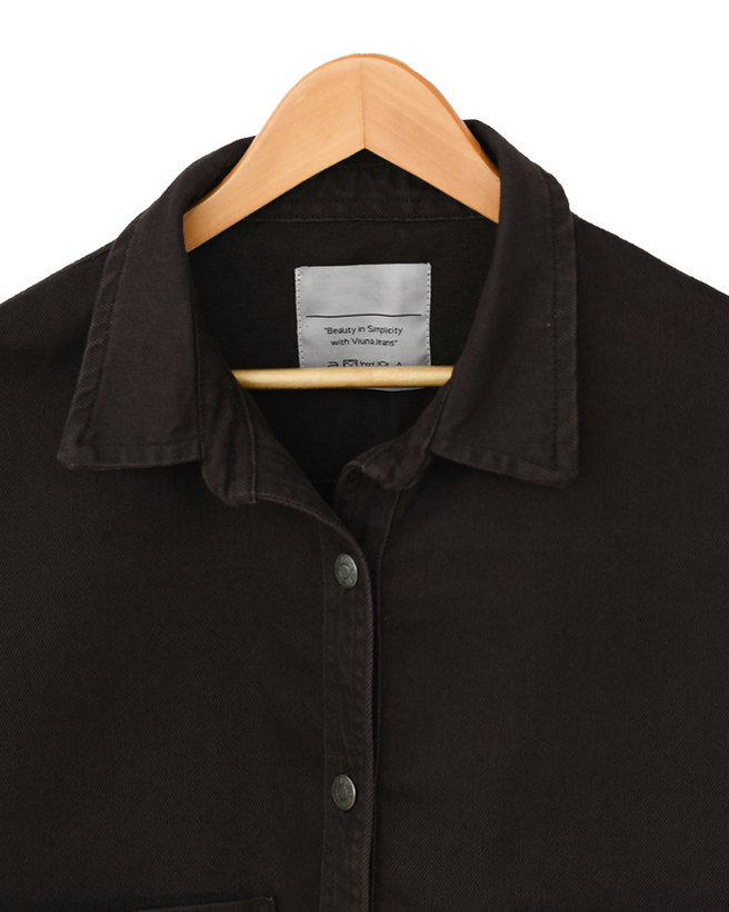 وست جین قهوه ای