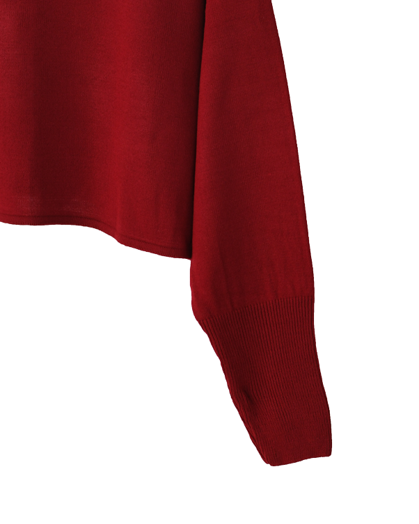 بافت یقه اسکی مدل کراپ