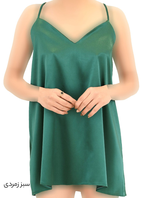 پیراهن ساتن ساده