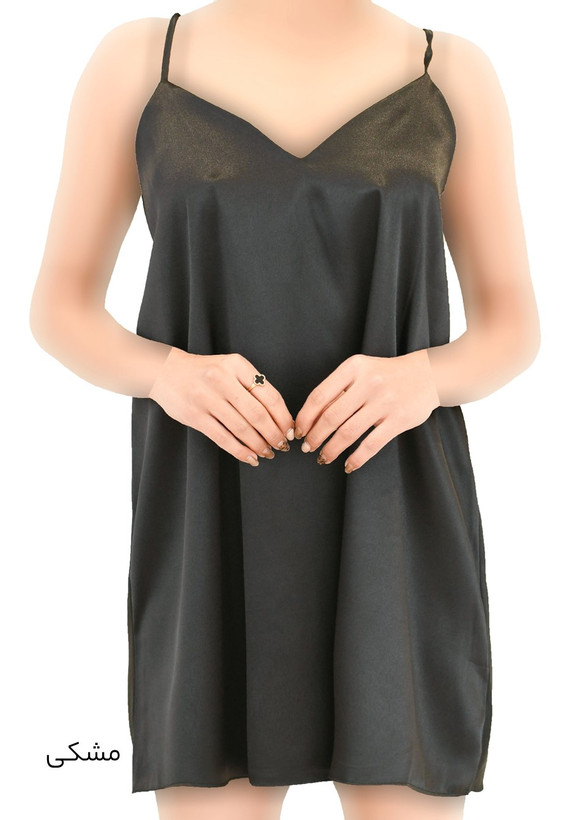 پیراهن ساتن ساده