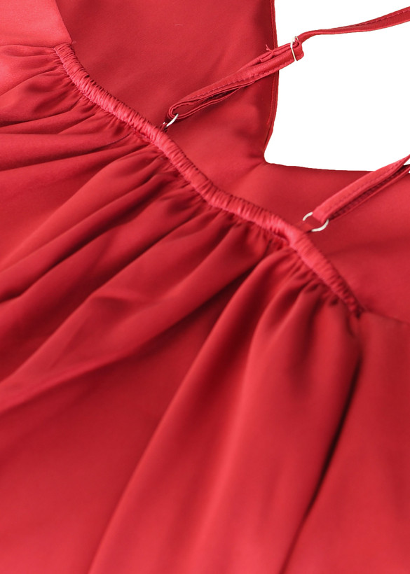 پیراهن ساتن ساده