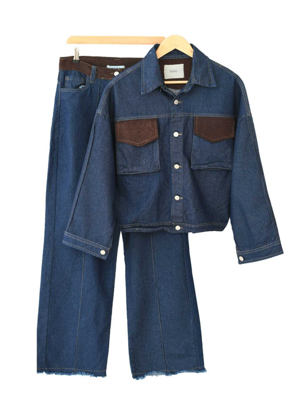 ست کت و شلوار جین