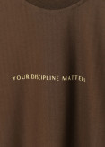 بلوز مردانه یقه گرد آستین بلند طرح دار